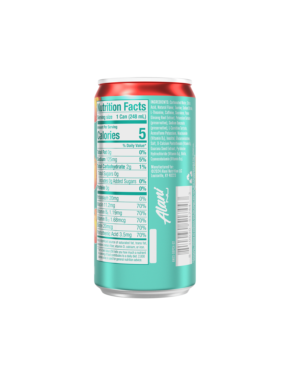 Alani Nu Mini Energy - Juicy Peach N9 - image 3