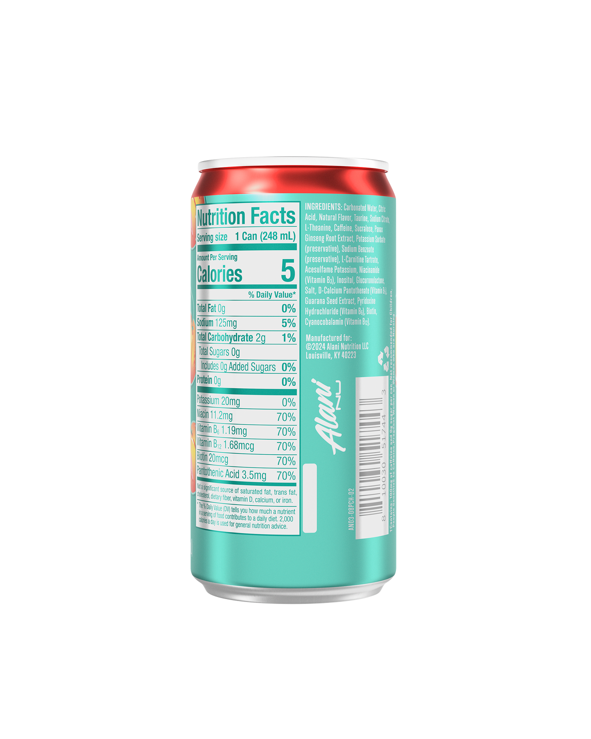 Alani Nu Mini Energy - Juicy Peach N9 - image 3